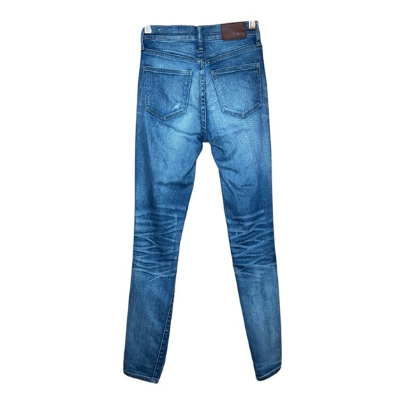 MADEWELL Distressed High Riser Skinny Jeans Size 24 - Picture 7 of 11